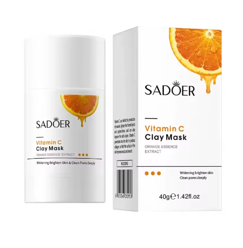 SADOER Mascarilla Facial de Arcilla con Vitamina C