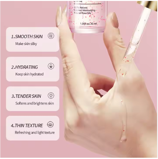 Esencia Facial Hidratante de Rosa