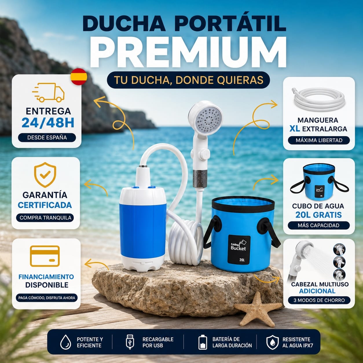 AquaGo™ - Dúchate donde quieras