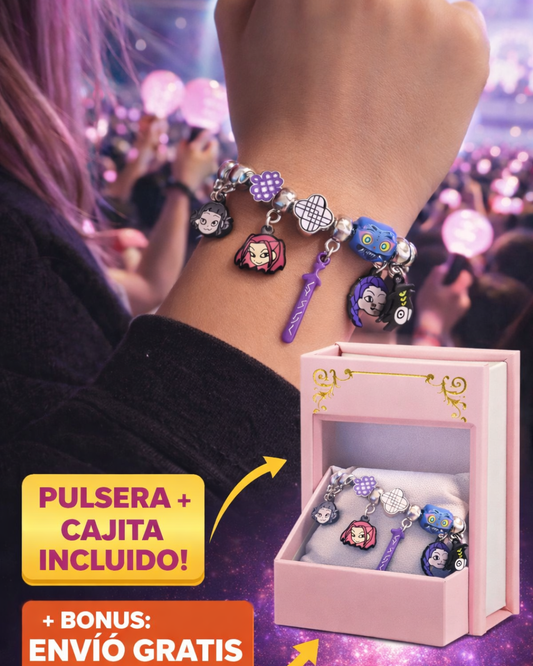 🔥 Pulsera K-POP + Caja Regalo (Edición Fans)