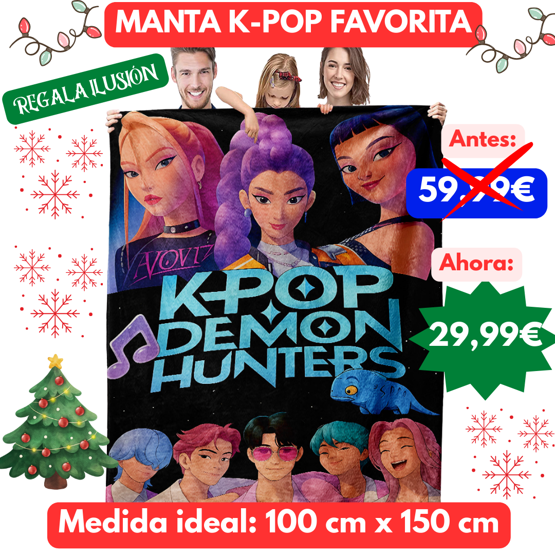 Manta calentita K-Pop + Envío GRATIS!