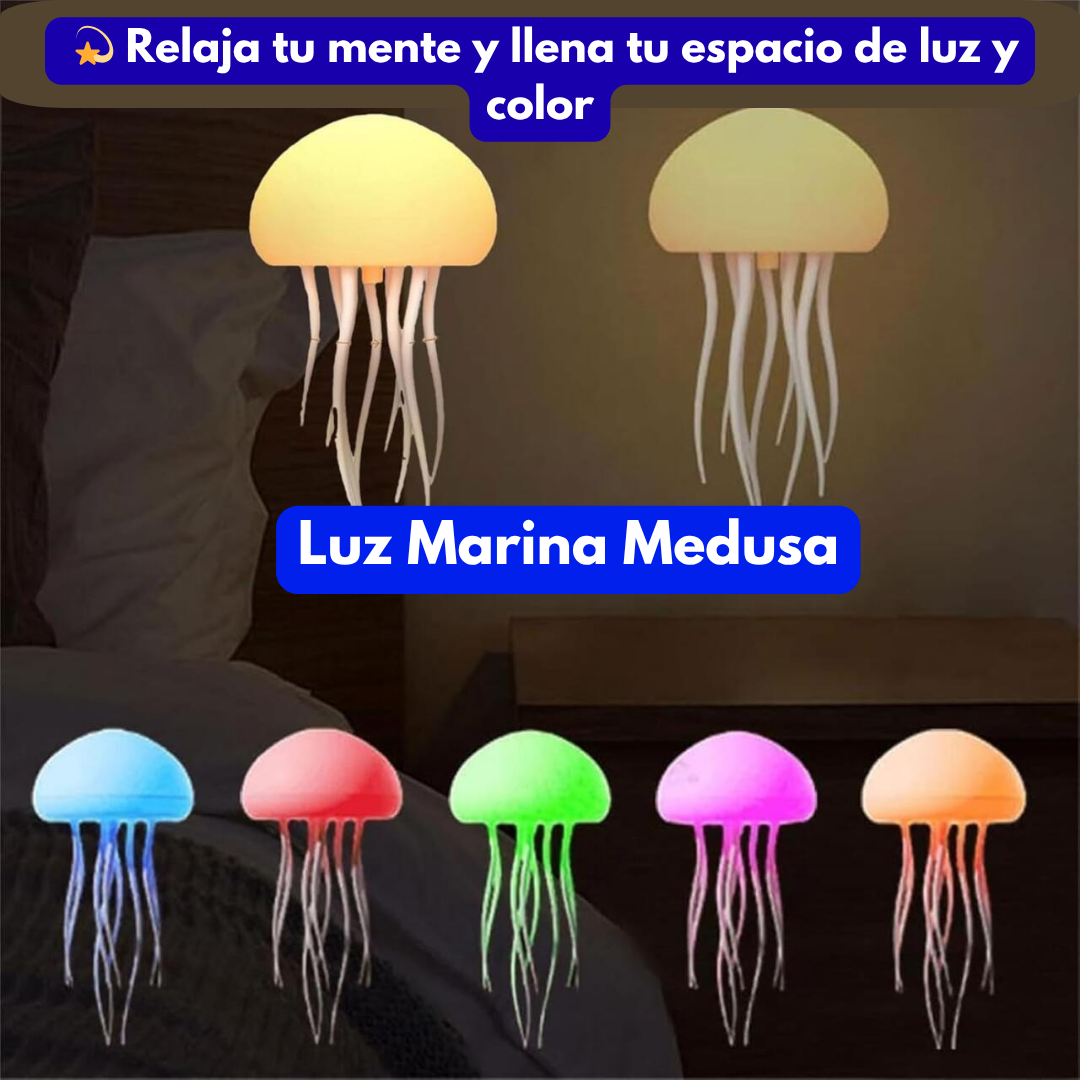 💙 Luz Marina Medusa™— Lámpara decorativa ambiental
