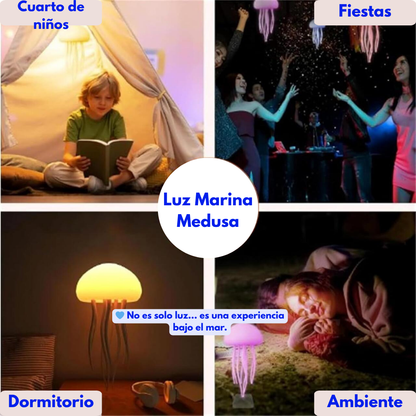 💙 Luz Marina Medusa™— Lámpara decorativa ambiental