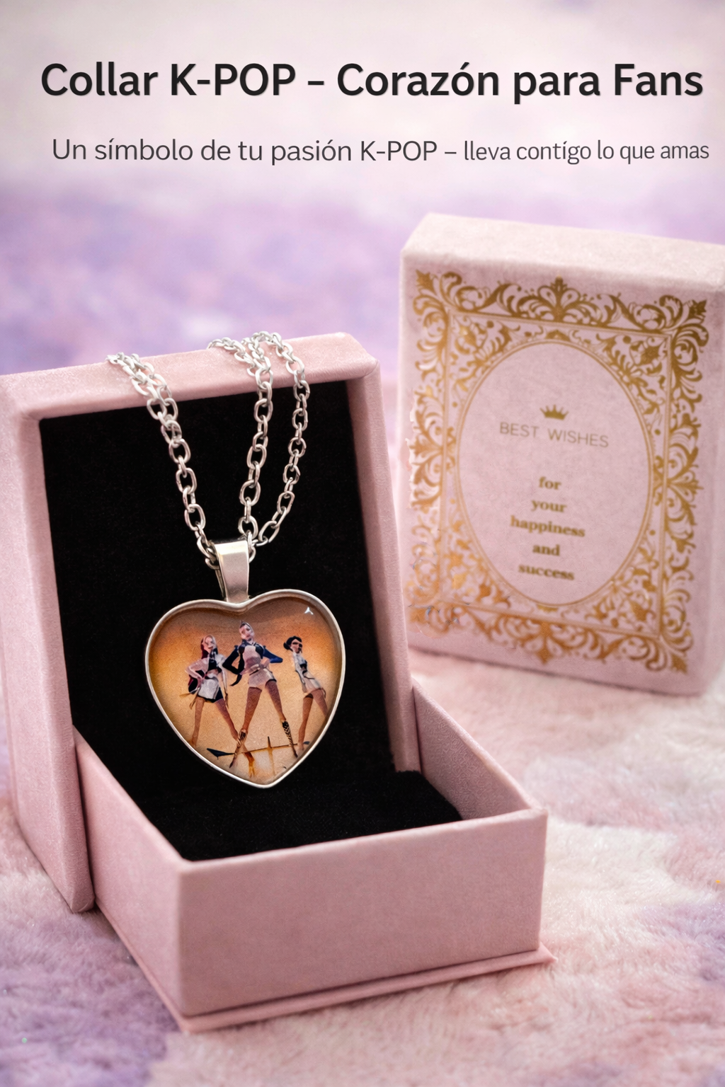 Collar Corazón K-POP – ❤️  Un detalle que realmente emociona