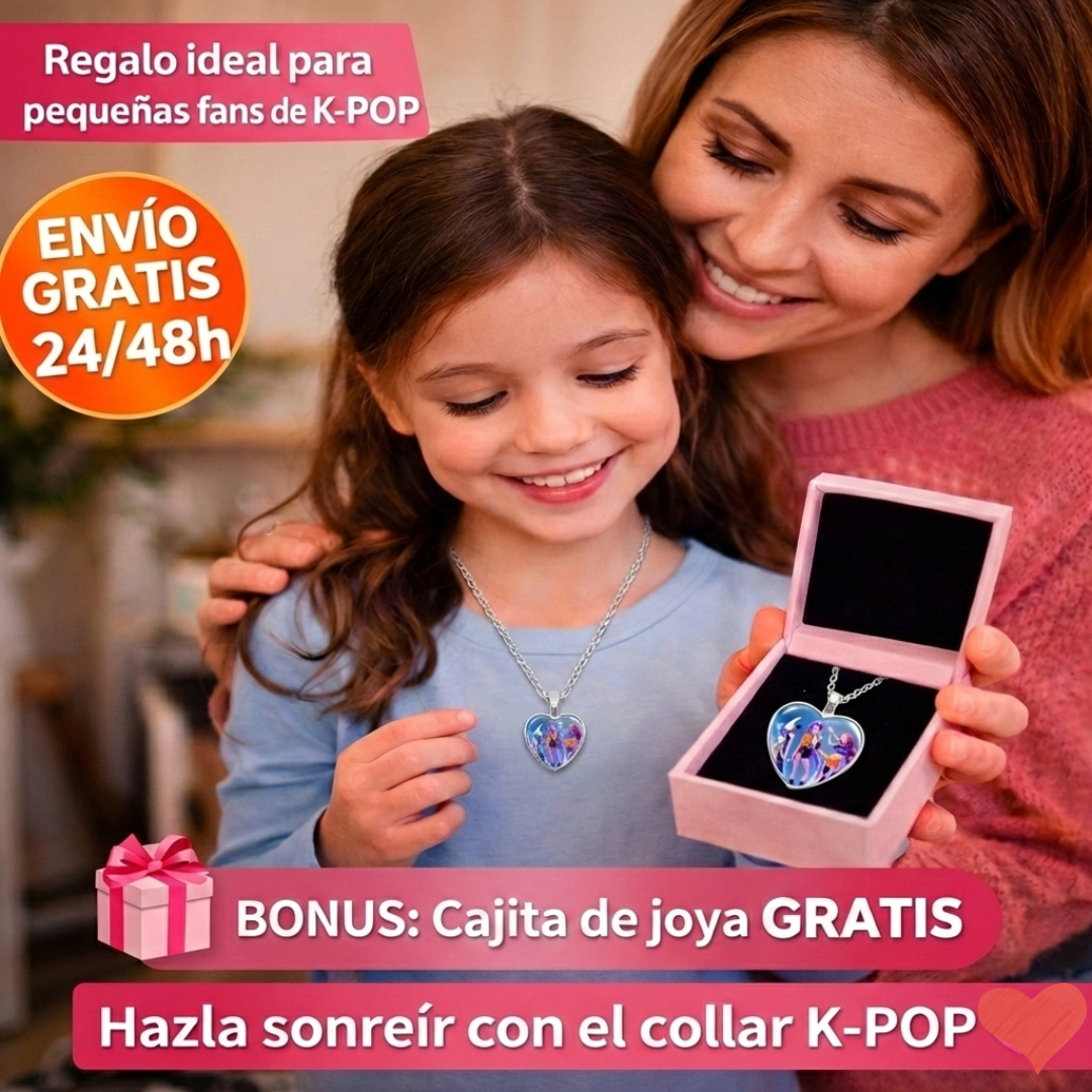 Collar Corazón K-POP – ❤️  Un detalle que realmente emociona