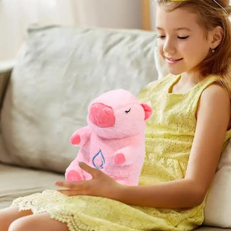 Peluche Kapibarín rosa + bolsita + envío GRATIS!!