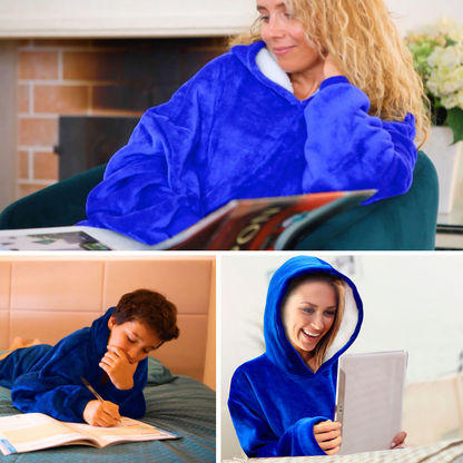 Bata-manta AbrazoPolar con capucha