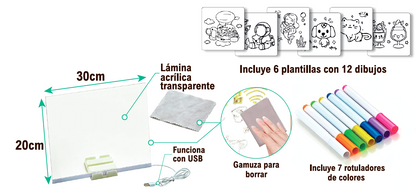 Pizarra mágica Navidad/Reyes