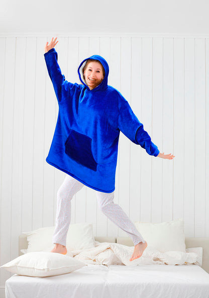 Bata-manta AbrazoPolar con capucha